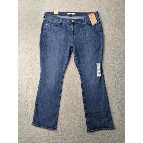 Levi's Denim - Levis Classic Bootcut Jeans Womens 20W M Mid Rise Blue New